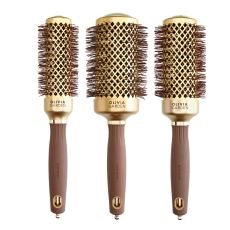 Olivia Garden Borstel Expert Blowout Shine Wavy Gold&Brown